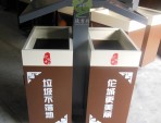 小區(qū)仿屋形分類(lèi)鋼制垃圾箱
