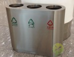 機(jī)場室內(nèi)三分類不銹鋼垃圾桶