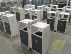 室外街道環(huán)衛(wèi)鋼制分類(lèi)垃圾箱