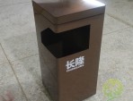 景區(qū)電鍍方形不銹鋼垃圾桶