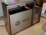 商場(chǎng)組合式不銹鋼分類垃圾桶