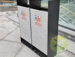 購物商場用什么樣子的不銹鋼垃圾桶圖片大全