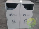 戶外廣場商超不銹鋼分類垃圾桶
