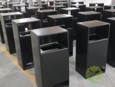 室內電梯口噴塑金屬果皮箱