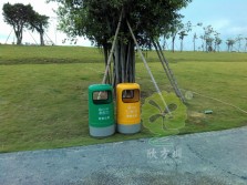 公園景區(qū)戶外玻璃鋼果皮箱