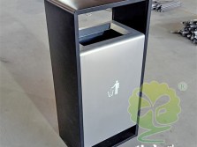 戶外熱銷方形簡易不銹鋼垃圾桶