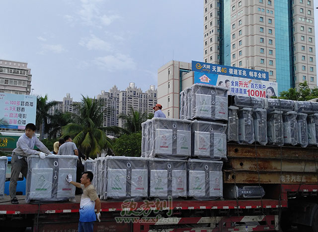 玻璃鋼仿大理石垃圾桶適合海南戶外酸堿環(huán)境