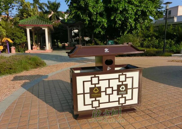 古典戶外垃圾桶更適合桂林古城文化氣息