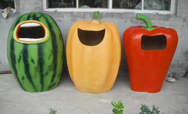 浙江金華農(nóng)村玻璃鋼垃圾桶美觀有特點(diǎn)上央視