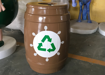 室內玻璃鋼分類垃圾桶主圖