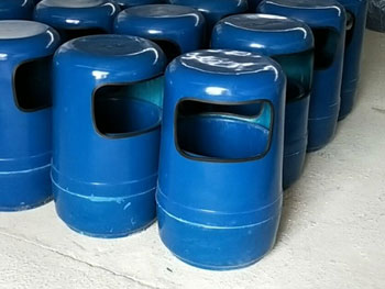 玻璃鋼戶外街道垃圾桶主圖