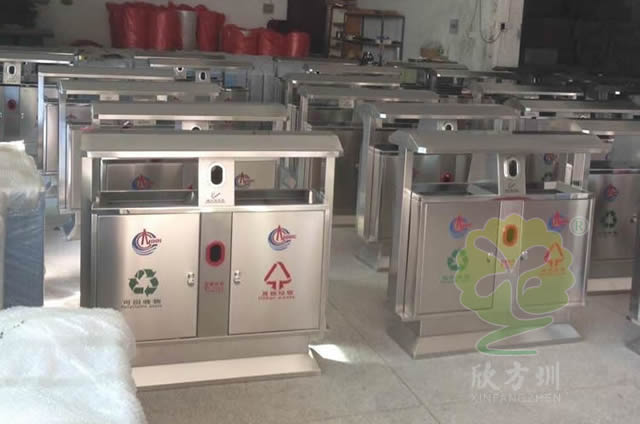 戶外物業(yè)分類不銹鋼垃圾箱 戶外物業(yè)分類不銹鋼垃圾箱