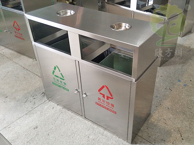 常用戶外物業(yè)分類不銹鋼垃圾箱