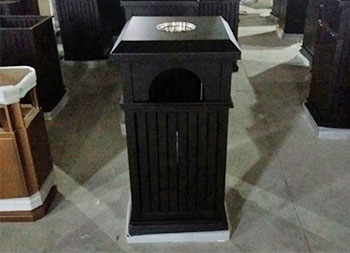 物業(yè)小區(qū)戶外方形鋼制果皮箱主圖