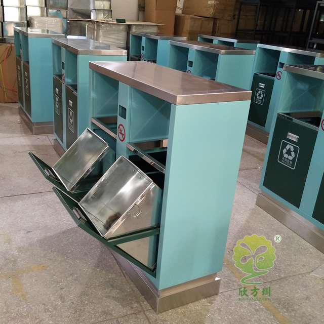  創(chuàng)意廣告分類(lèi)鋼制垃圾箱