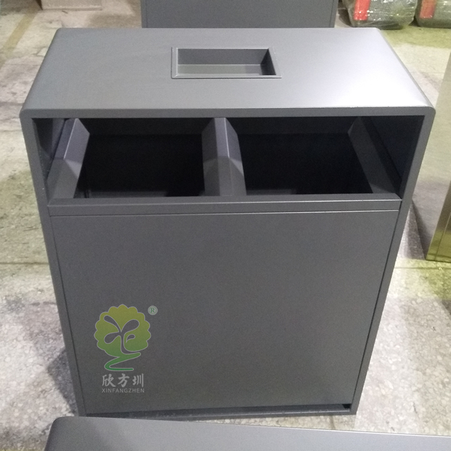 市政街道戶外分類鋼制垃圾桶