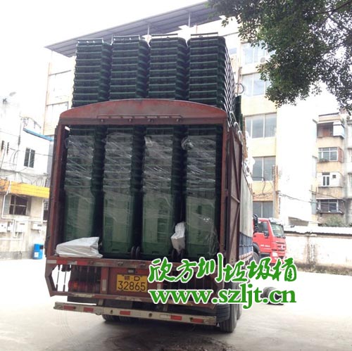 垃圾桶送貨圖