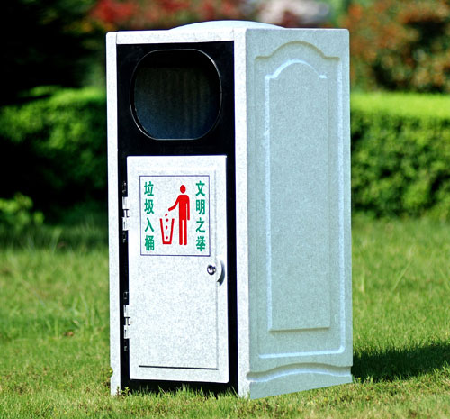 仿大理石垃圾桶單桶