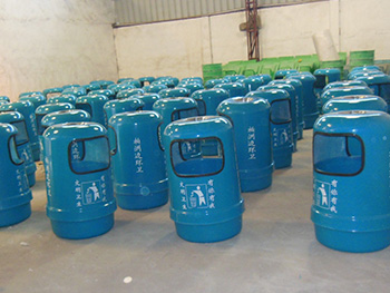 柏洲邊社區(qū)垃圾桶工廠圖