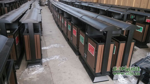 美林湖垃圾桶工廠生產(chǎn)圖